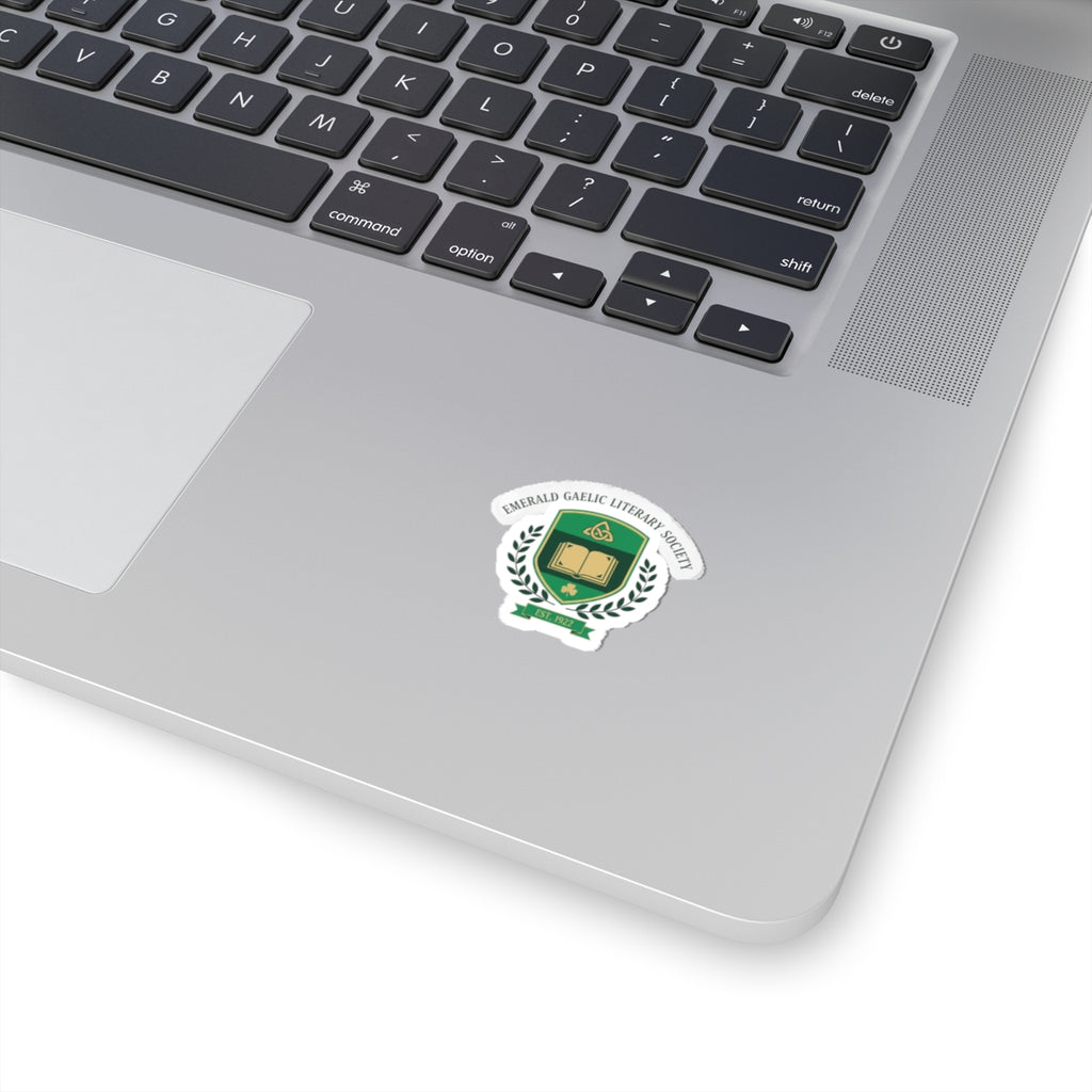 Celtic Crest Sticker | Gaelic serif logo, Irish heritage knotwork