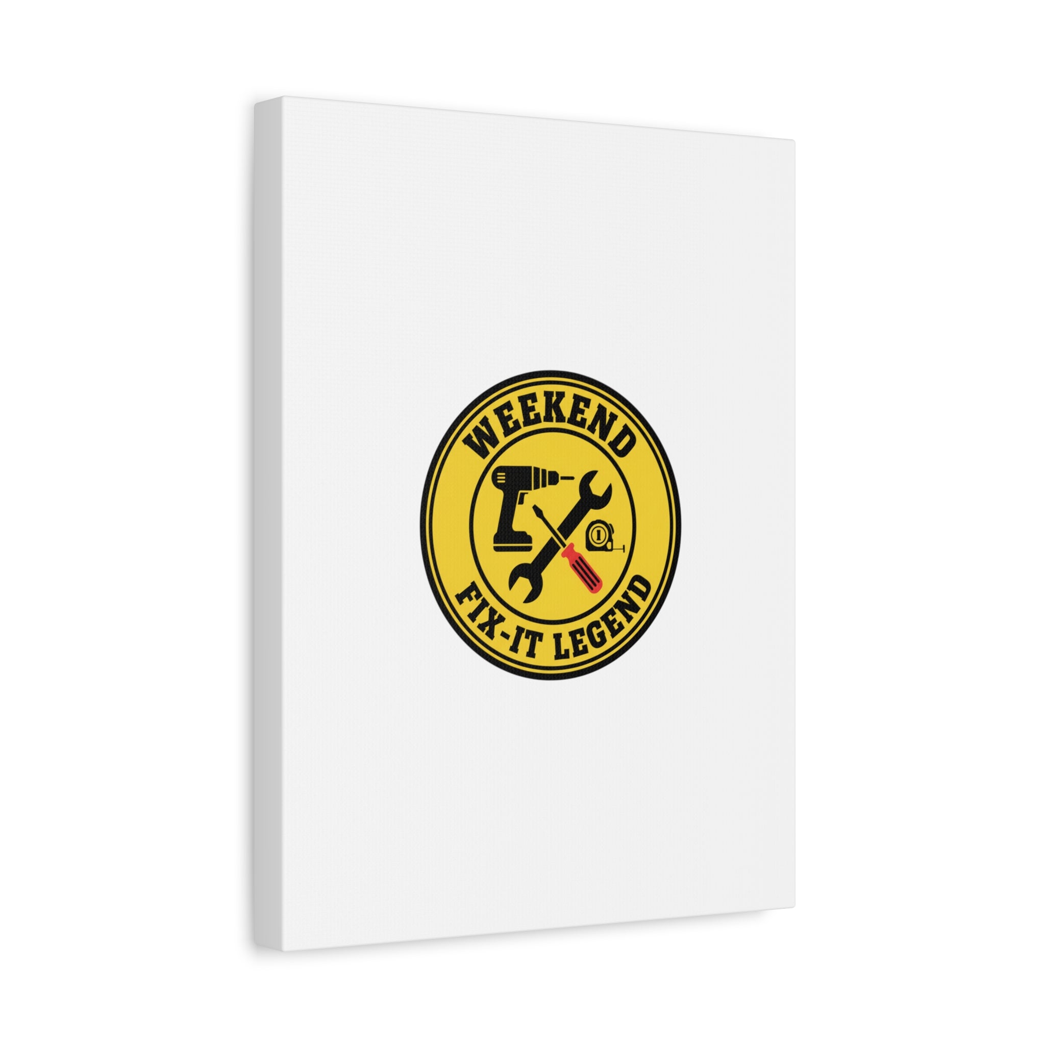 Weekend Fix-It Legend Canvas | DIY maker graphic, workshop tools