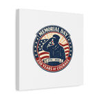 Memorial Day USA 250 Canvas, 1776–2026 Vintage Distressed Patriotic Print