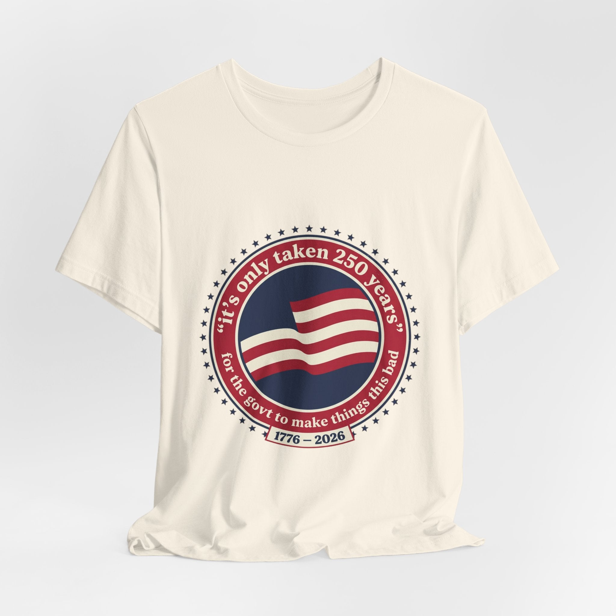 USA 250 Vintage Distressed Flag Tee | 1776–2026 Memorial Day