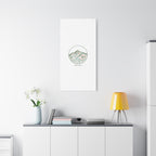 Topographic Contour Line Mountain Canvas, topographic map print | terrain poster