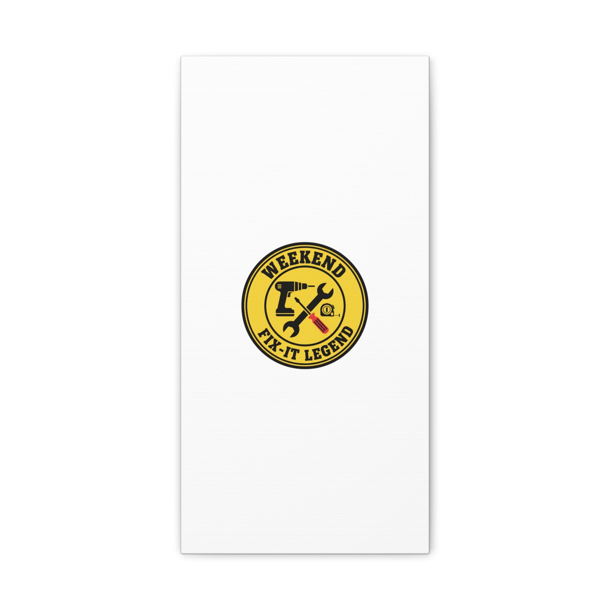Weekend Fix-It Legend Canvas | DIY maker graphic, workshop tools