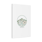 Topographic Contour Line Mountain Canvas, topographic map print | terrain poster