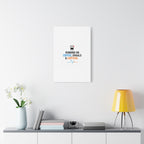 Running on Coffee, Emails & Cortisol Canvas | stress meme, burnout decor