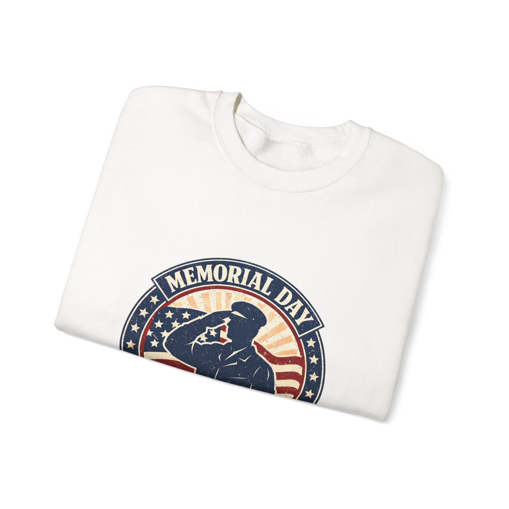 Memorial Day USA 250 Crewneck Sweatshirt | 1776–2026 Vintage Distressed Patriotic