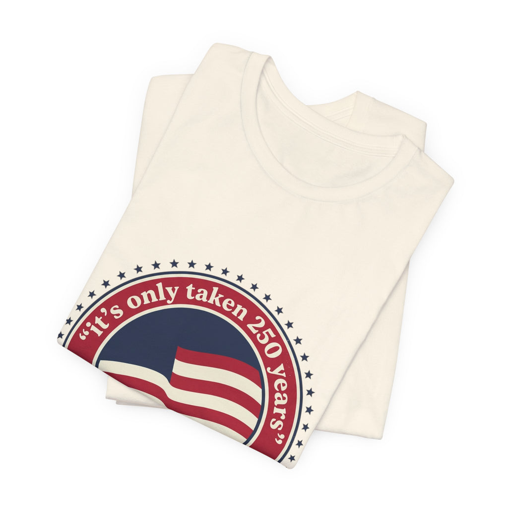 USA 250 Vintage Distressed Flag Tee | 1776–2026 Memorial Day