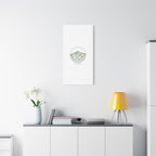 Topographic Contour Line Mountain Canvas, topographic map print | terrain poster