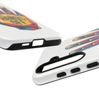 Hands Off Phone Case — Bold Geometric Palm Graphic