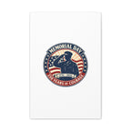 Memorial Day USA 250 Canvas, 1776–2026 Vintage Distressed Patriotic Print