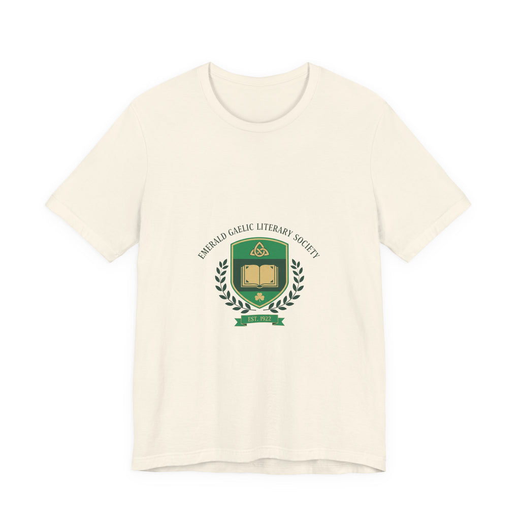 Celtic Crest Library Logo T-Shirt | Gaelic serif crest, Irish heritage