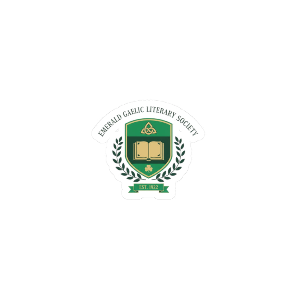 Celtic Crest Sticker | Gaelic serif logo, Irish heritage knotwork
