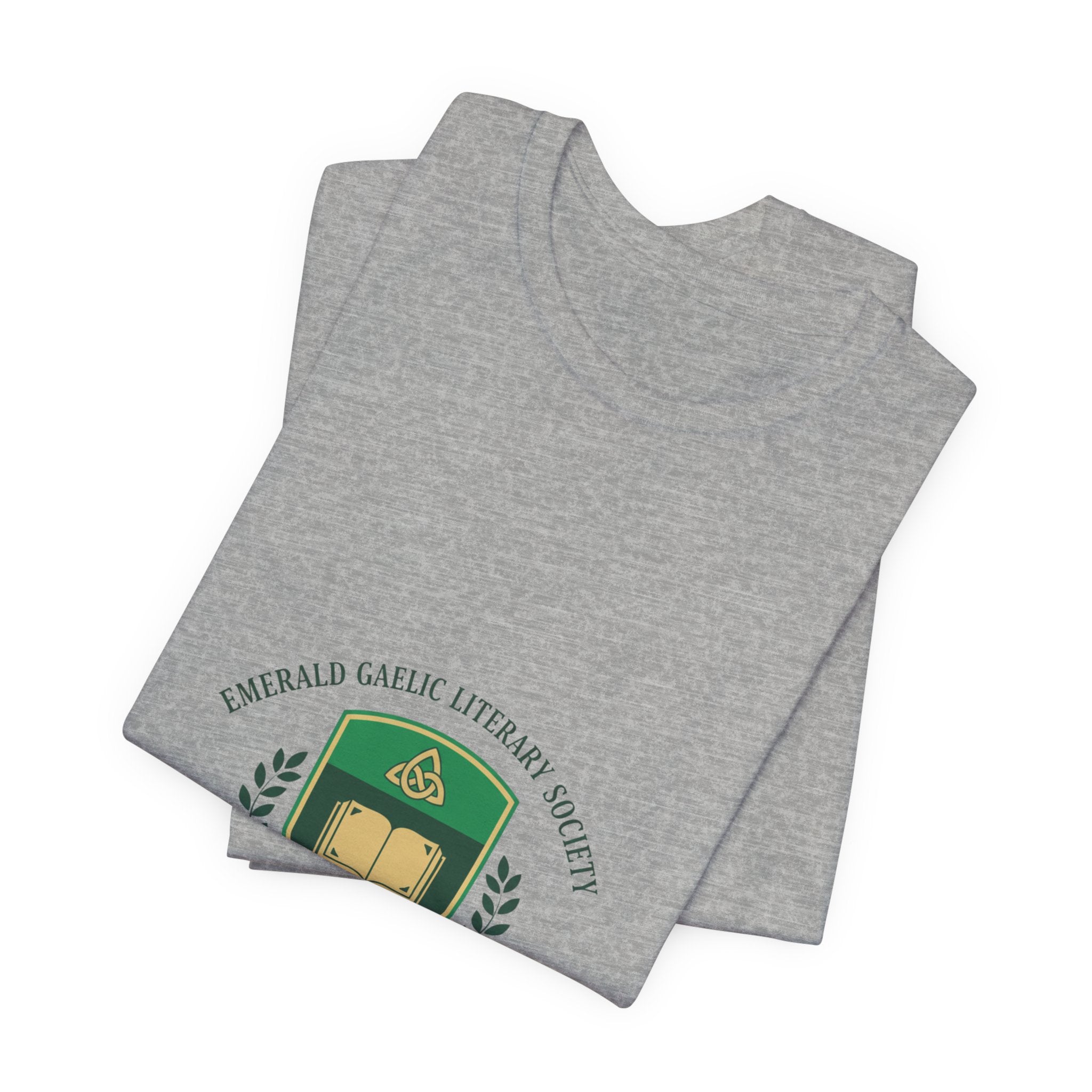 Celtic Crest Library Logo T-Shirt | Gaelic serif crest, Irish heritage