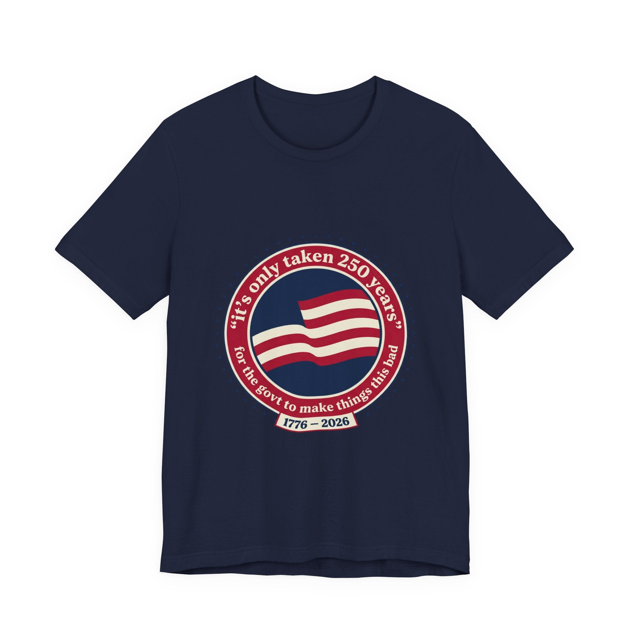 USA 250 Vintage Distressed Flag Tee | 1776–2026 Memorial Day