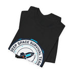 Deep Space Survival Team Tee | mission patch, hard sci‑fi exploration
