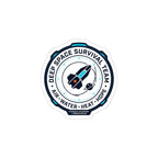 Deep Space Survival Team Kiss-Cut Sticker | mission patch, hard sci-fi exploration