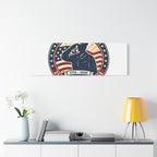 Memorial Day USA 250 Canvas, 1776–2026 Vintage Distressed Patriotic Print