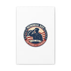 Memorial Day USA 250 Canvas, 1776–2026 Vintage Distressed Patriotic Print