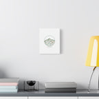 Topographic Contour Line Mountain Canvas, topographic map print | terrain poster