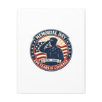 Memorial Day USA 250 Canvas, 1776–2026 Vintage Distressed Patriotic Print