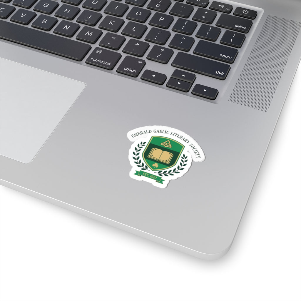 Celtic Crest Sticker | Gaelic serif logo, Irish heritage knotwork