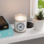 Deep Space Survival Team Candle, Soy Jar | Mission Patch, Hard Sci‑Fi