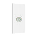 Topographic Contour Line Mountain Canvas, topographic map print | terrain poster