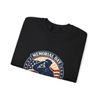 Memorial Day USA 250 Crewneck Sweatshirt | 1776–2026 Vintage Distressed Patriotic