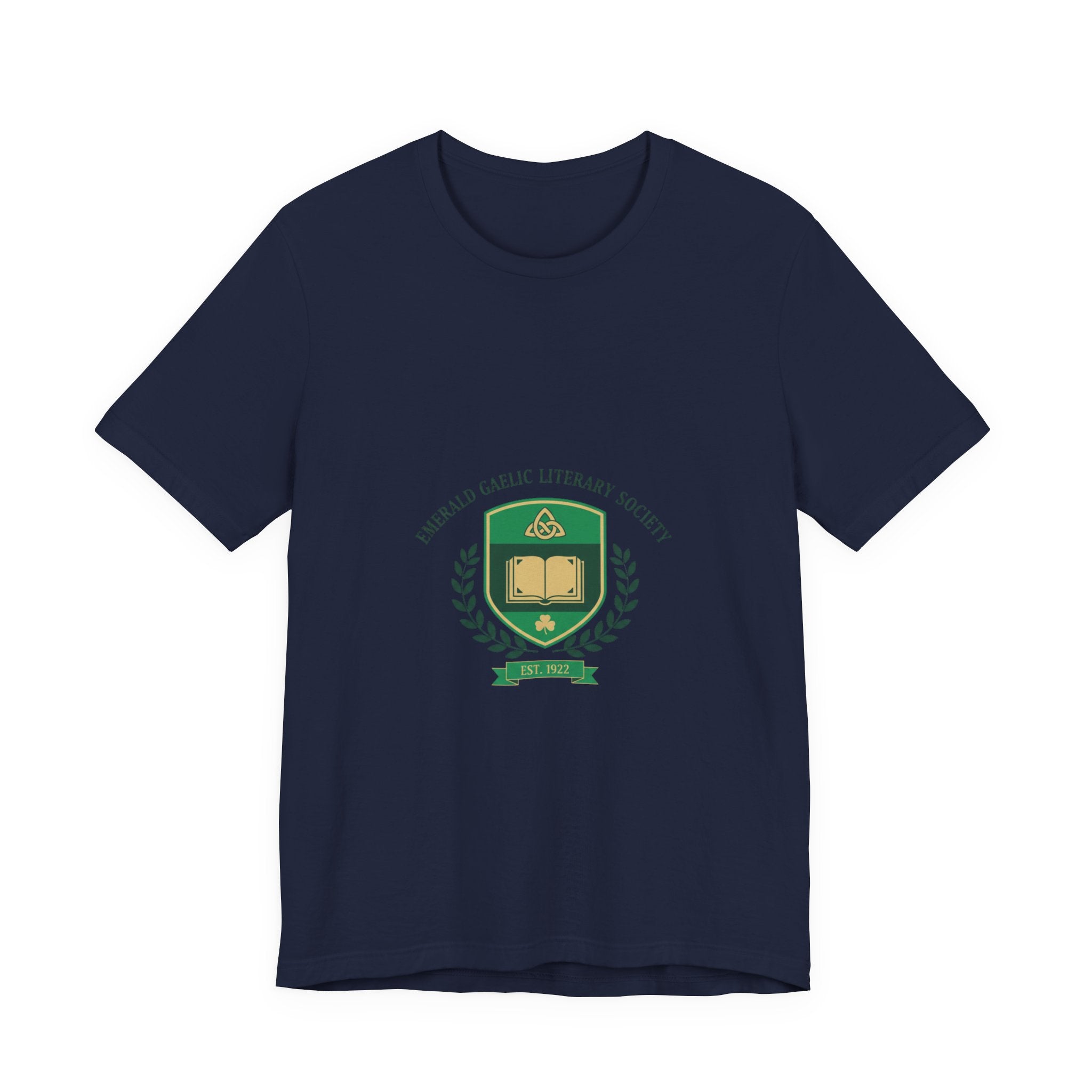 Celtic Crest Library Logo T-Shirt | Gaelic serif crest, Irish heritage