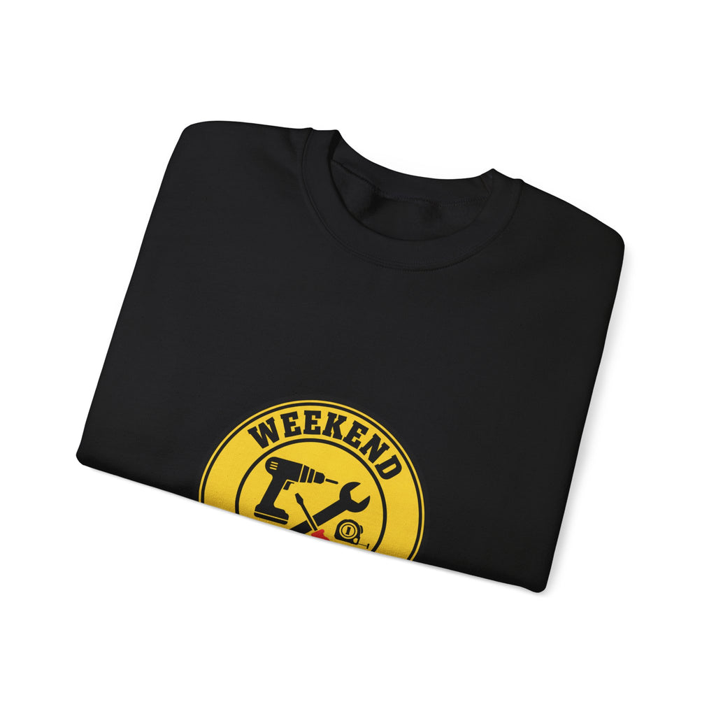 Weekend Fix-It Legend Crewneck Sweatshirt | DIY shirt, workshop tools