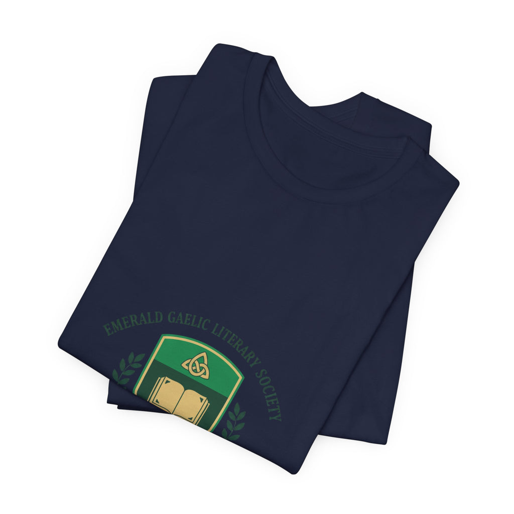 Celtic Crest Library Logo T-Shirt | Gaelic serif crest, Irish heritage
