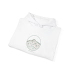 Topographic Contour Mountain Hoodie | topographic map print, contour line design