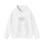 Topographic Contour Mountain Hoodie | topographic map print, contour line design