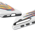 Hands Off Phone Case — Bold Geometric Palm Graphic