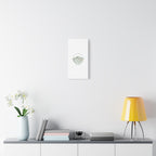 Topographic Contour Line Mountain Canvas, topographic map print | terrain poster