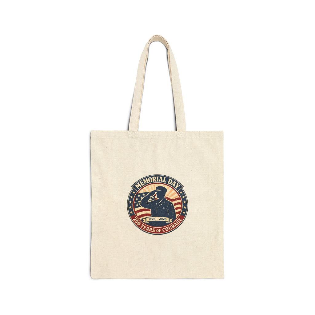 USA 250 Memorial Day Tote, 1776–2026 Vintage Distressed Americana