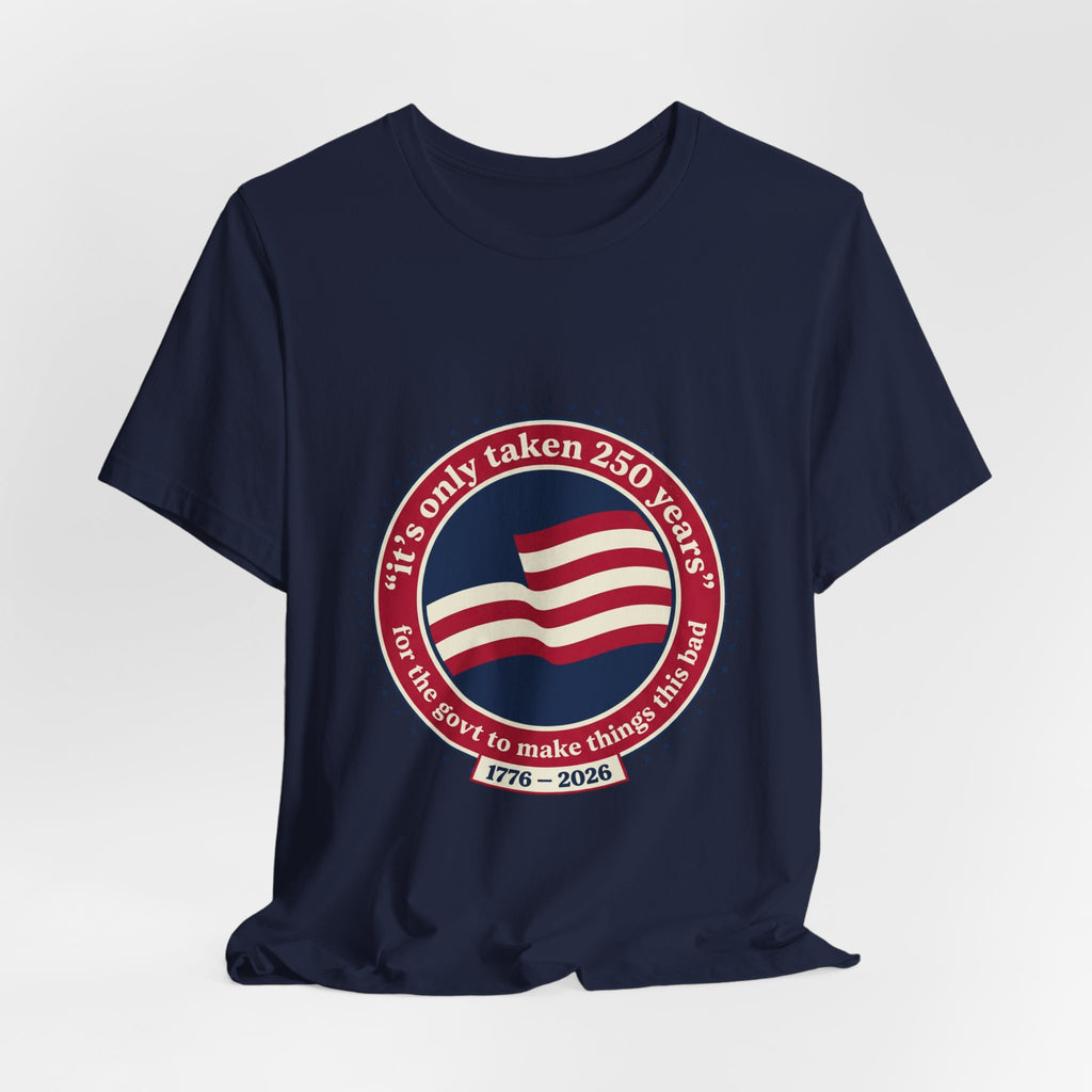 USA 250 Vintage Distressed Flag Tee | 1776–2026 Memorial Day