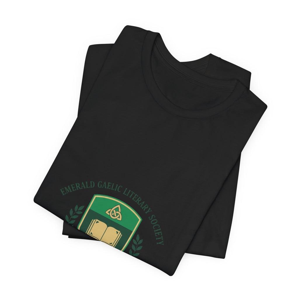 Celtic Crest Library Logo T-Shirt | Gaelic serif crest, Irish heritage
