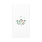 Topographic Contour Line Mountain Canvas, topographic map print | terrain poster