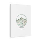 Topographic Contour Line Mountain Canvas, topographic map print | terrain poster