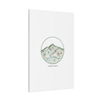 Topographic Contour Line Mountain Canvas, topographic map print | terrain poster