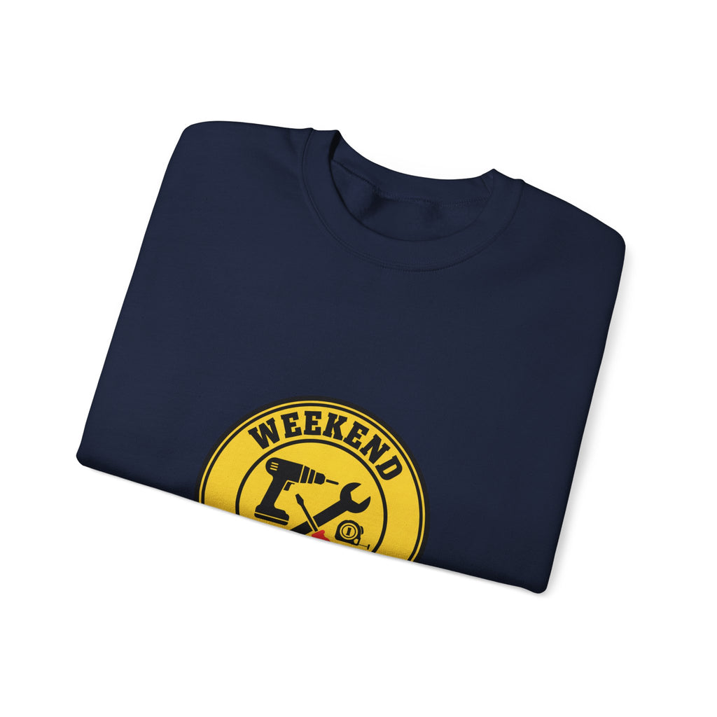 Weekend Fix-It Legend Crewneck Sweatshirt | DIY shirt, workshop tools