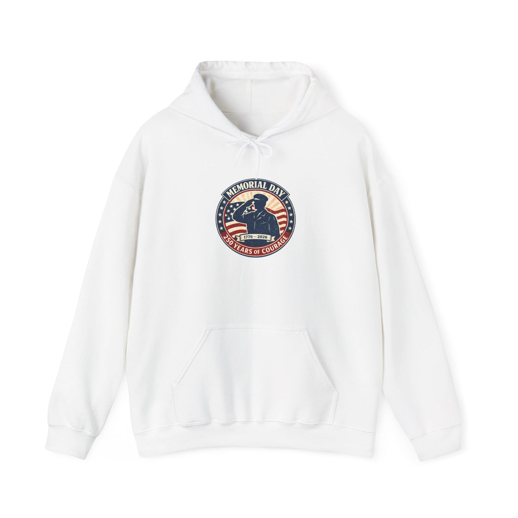 USA 250 Memorial Day Hoodie | 1776–2026 Vintage Distressed Patriotic