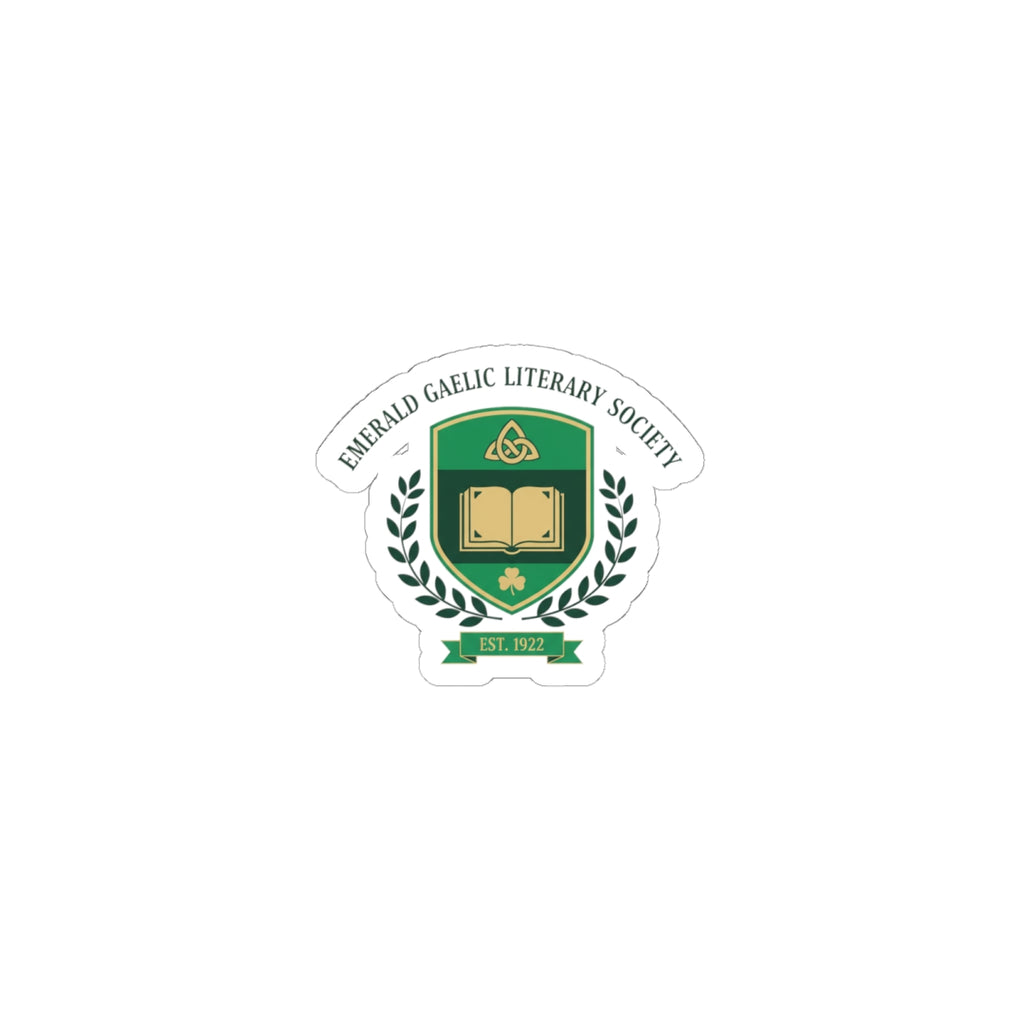 Celtic Crest Sticker | Gaelic serif logo, Irish heritage knotwork