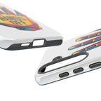 Hands Off Phone Case — Bold Geometric Palm Graphic