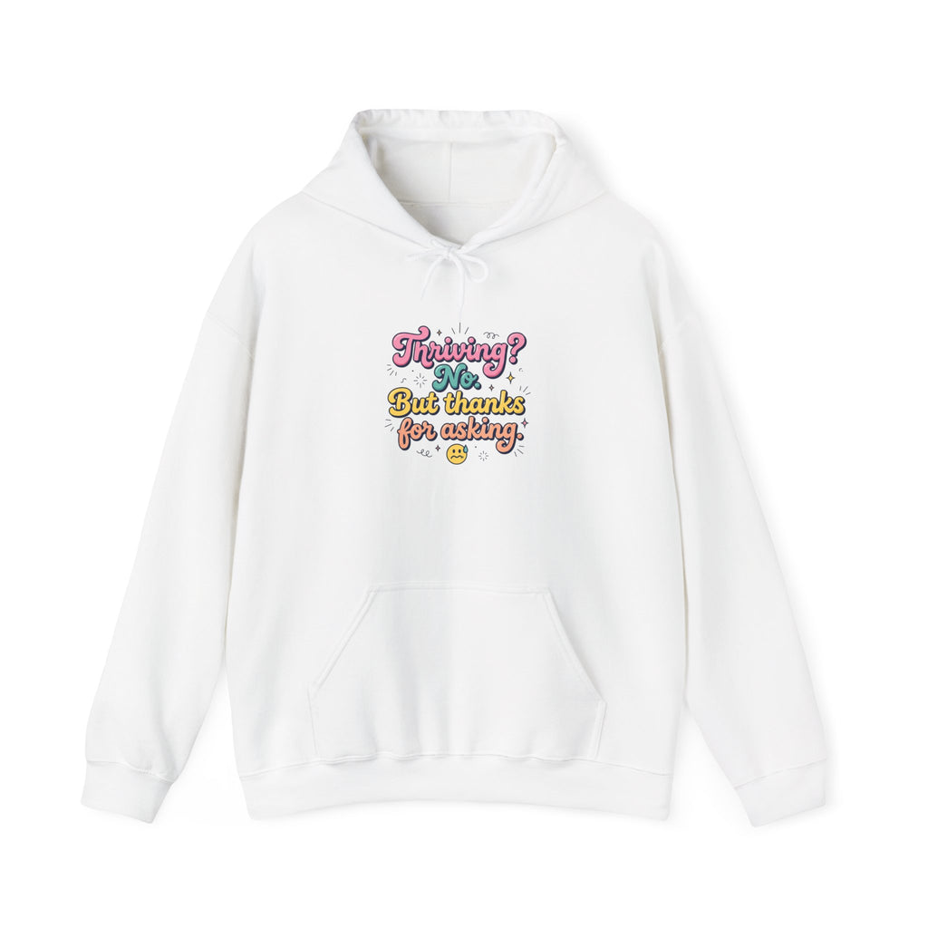 Anxious But Functioning Hoodie | mental health humor, retro wavy text