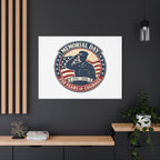 Memorial Day USA 250 Canvas, 1776–2026 Vintage Distressed Patriotic Print