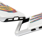 Hands Off Phone Case — Bold Geometric Palm Graphic