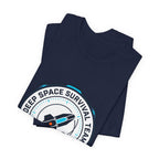 Deep Space Survival Team Tee | mission patch, hard sci‑fi exploration