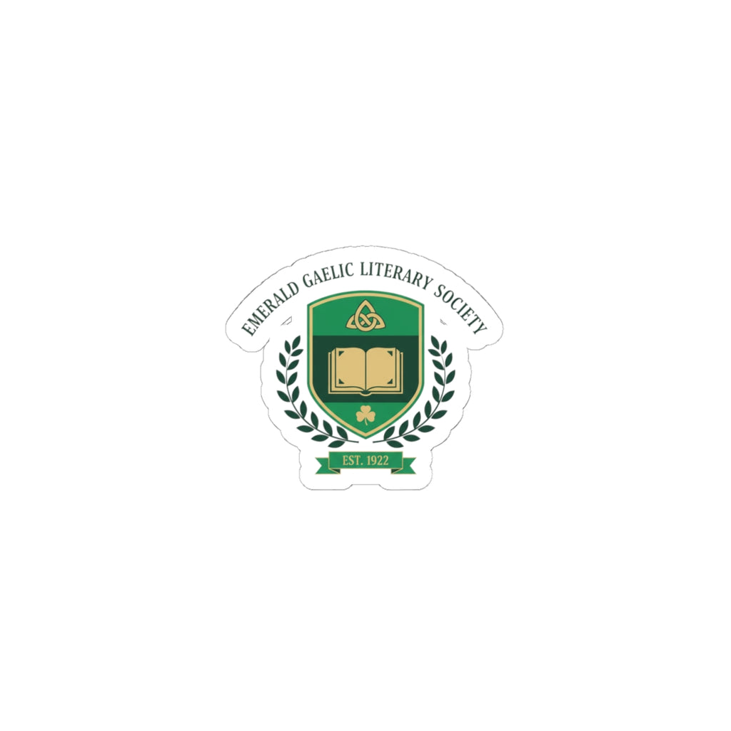 Celtic Crest Sticker | Gaelic serif logo, Irish heritage knotwork