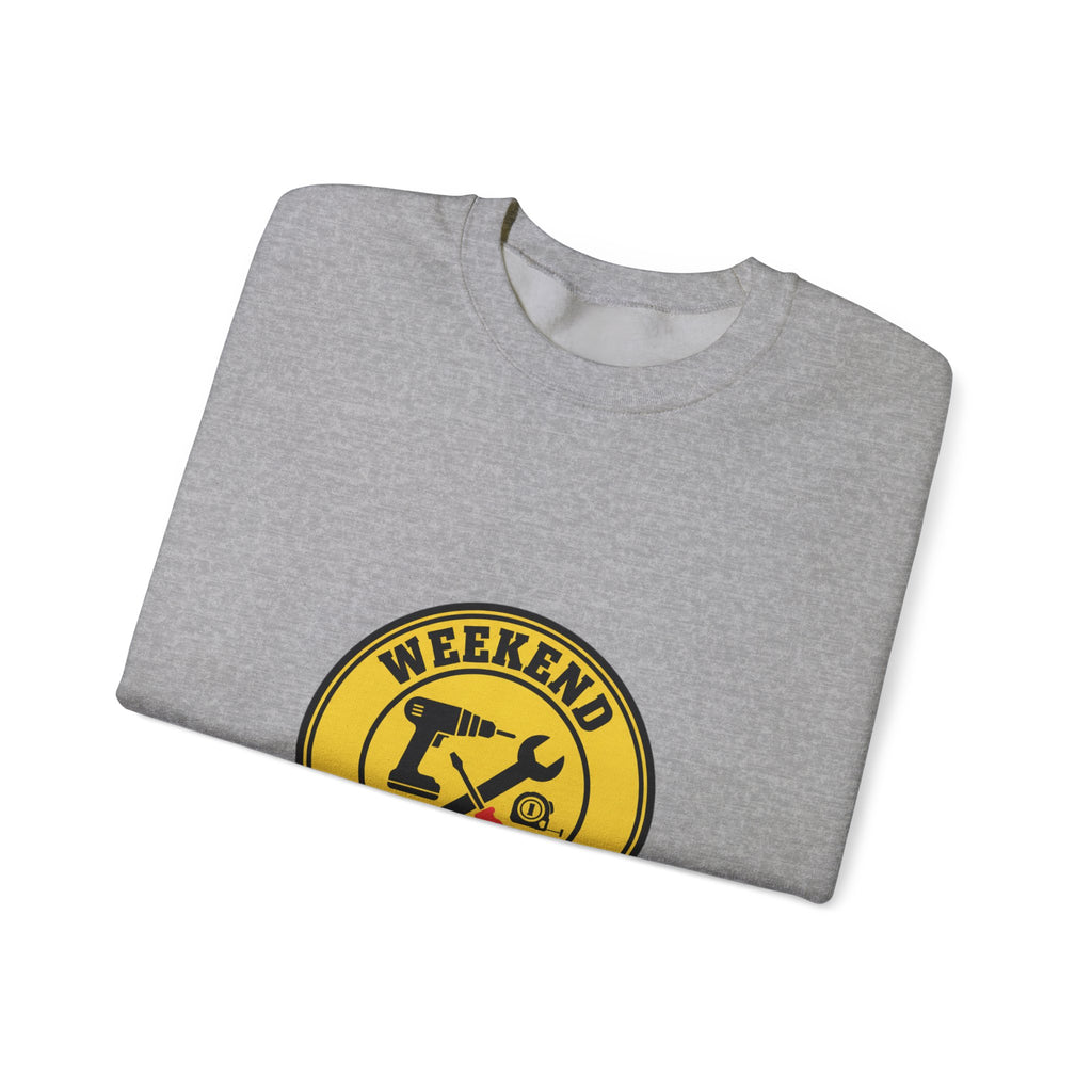 Weekend Fix-It Legend Crewneck Sweatshirt | DIY shirt, workshop tools